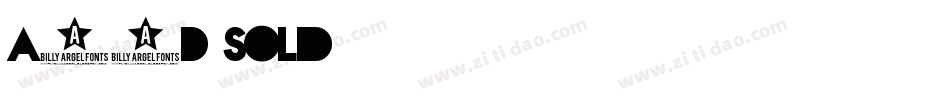 A23D Solid字体转换